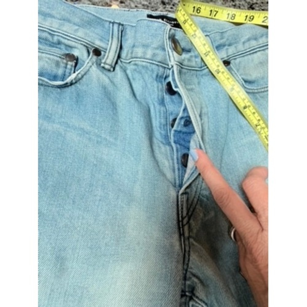 John‎ Elliott Season Seven Japanese Denim Light Wash Cigarette Jeans Women's 32 - Picture 7 of 9